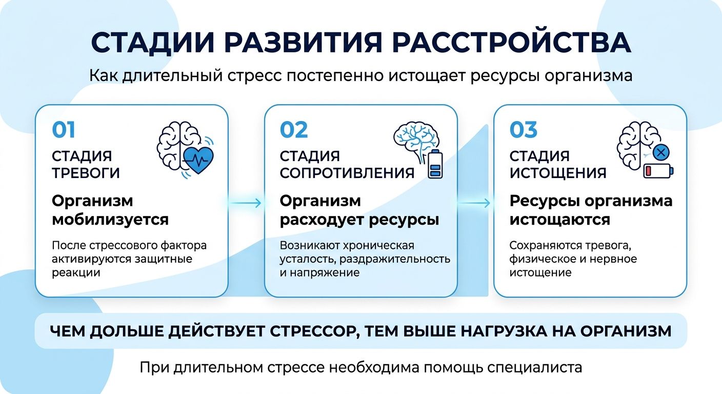 Лечение стресса в Рыльске инфографика